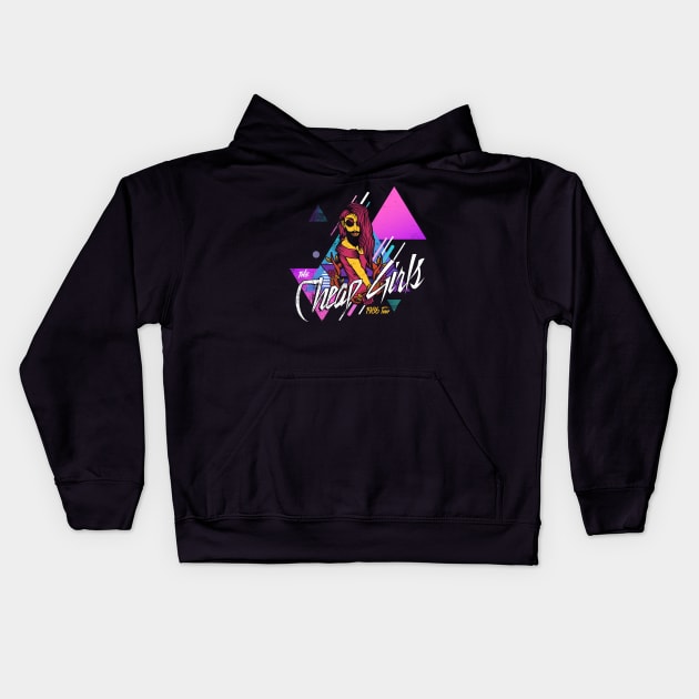 The CheapGirls, distressed Kids Hoodie by hauntedjack